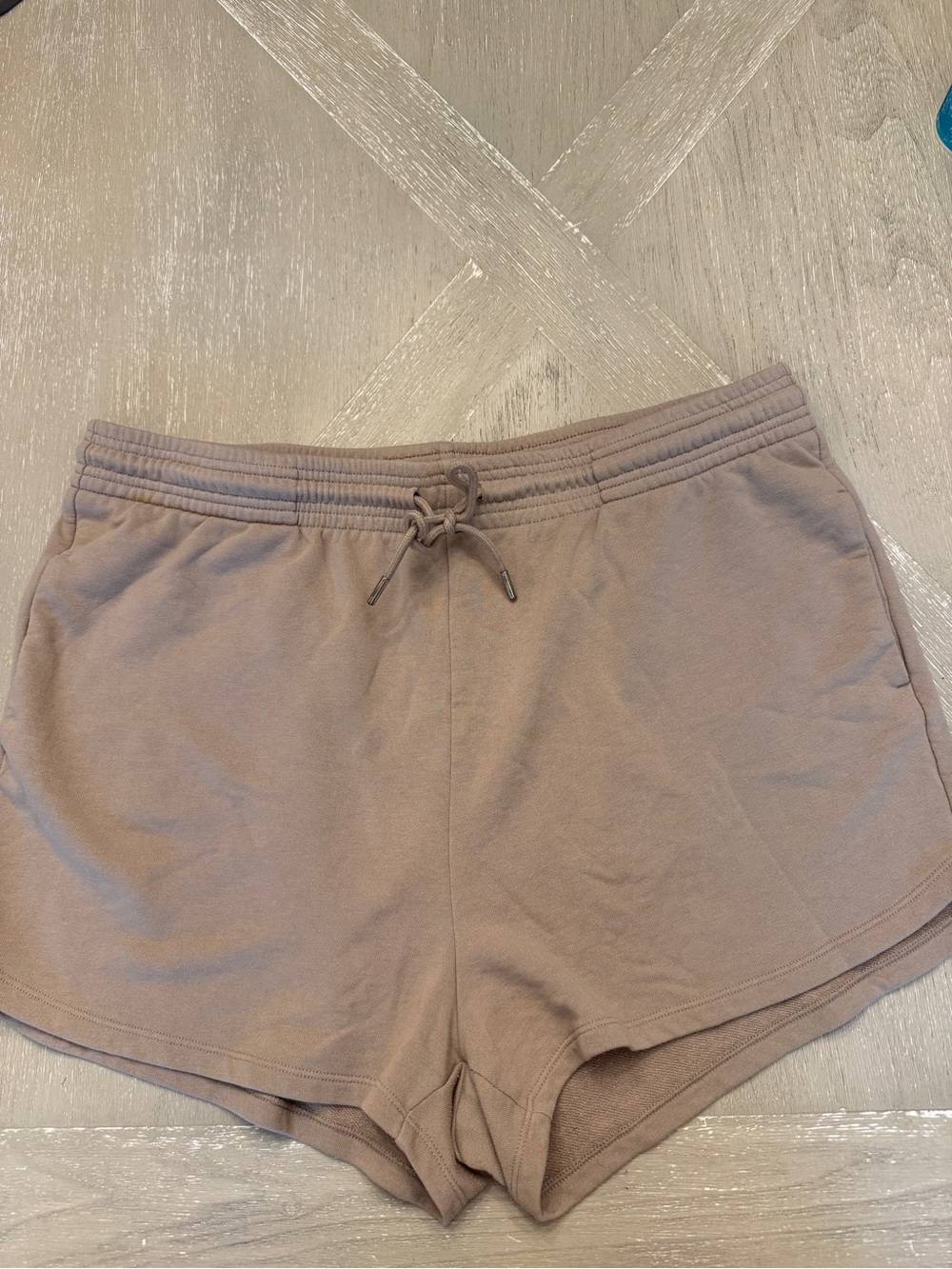 H&M Tan Drawstring Athletic Shorts